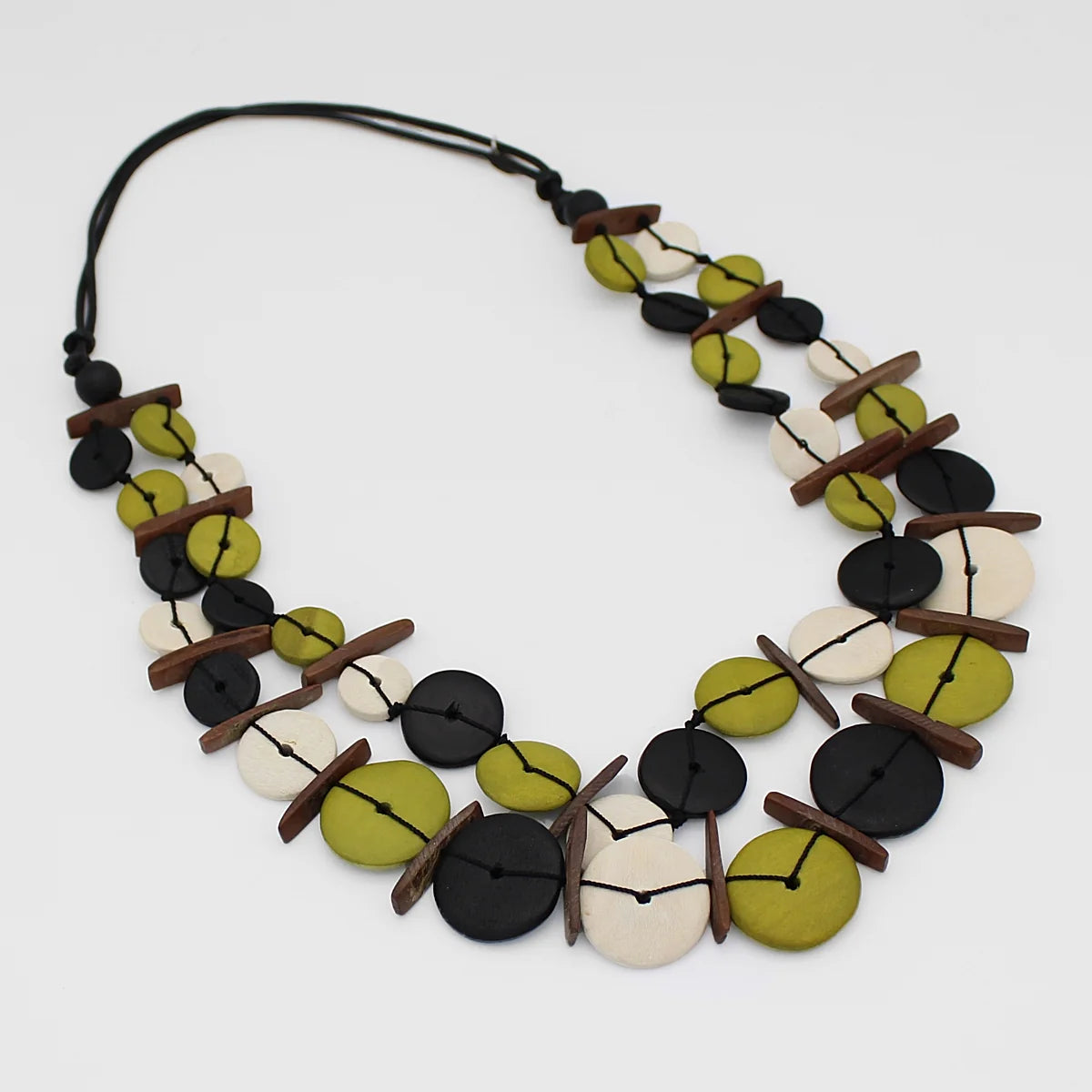 Sylca BP24N34L LIME Cascade Necklace