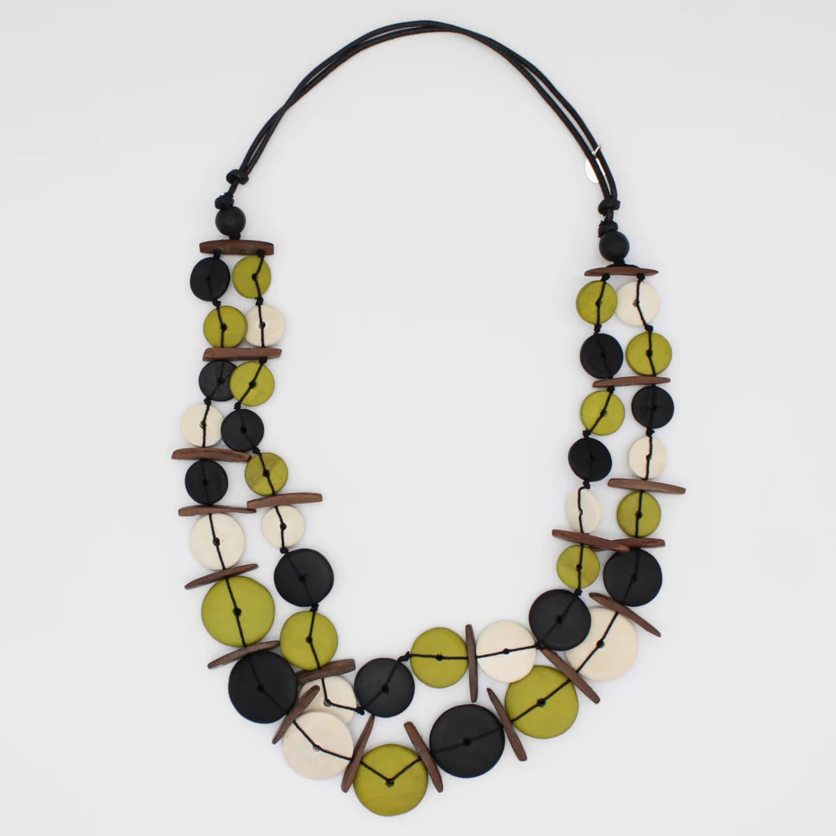 Sylca BP24N34L LIME Cascade Necklace