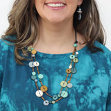 Sylca BP25N29 TEAL Cerelia Splendor Necklace
