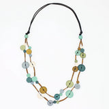 Sylca BP25N29 TEAL Cerelia Splendor Necklace