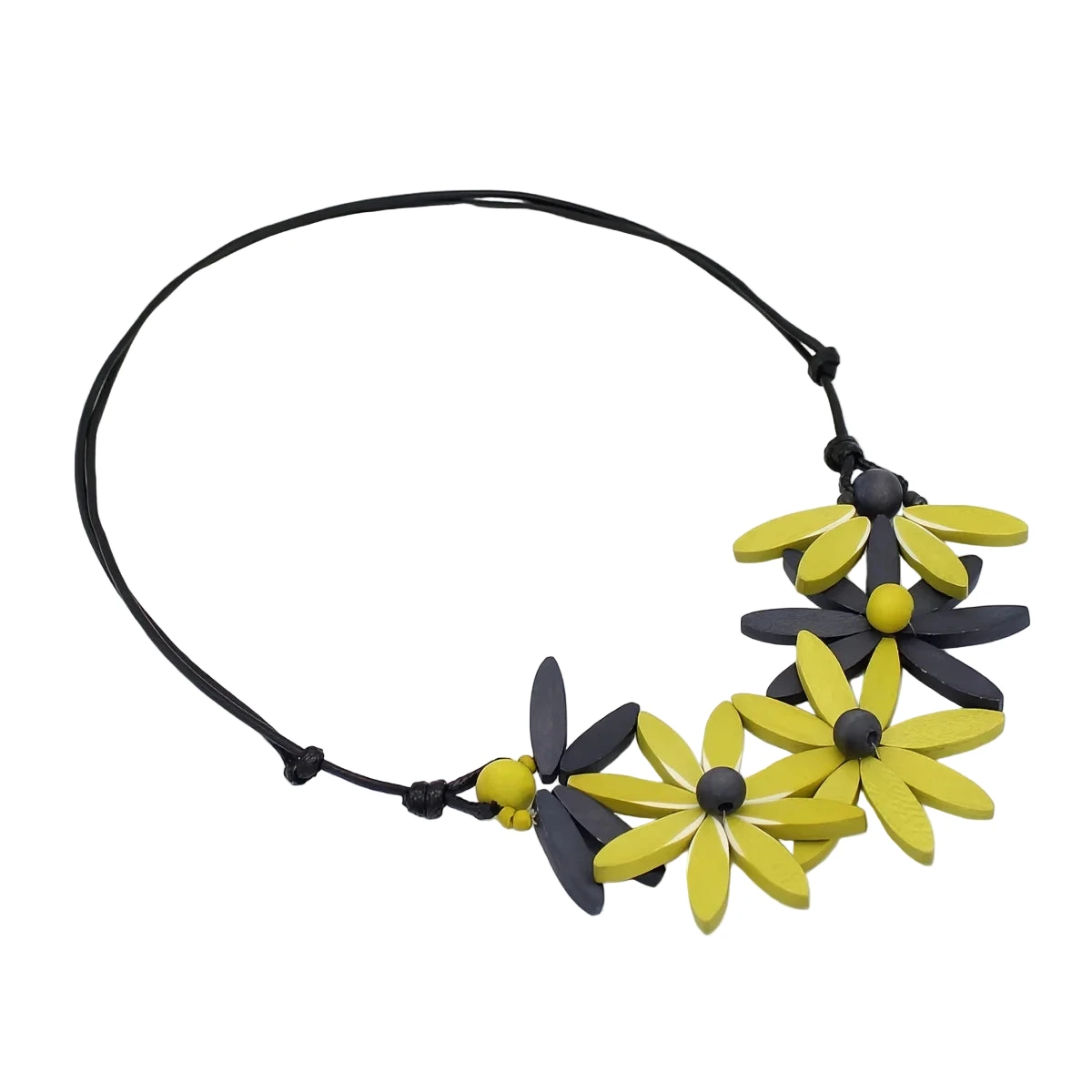 Sylca BP25N35LM LIME Garland Nectar Statement Necklace