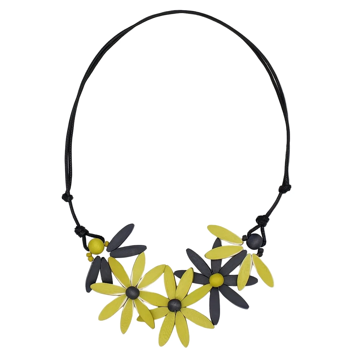 Sylca BP25N35LM LIME Garland Nectar Statement Necklace