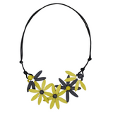 Sylca BP25N35LM LIME Garland Nectar Statement Necklace