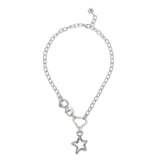 Chanour CN106 Handmade Silver Plated Pewter Necklace With Star Pendant