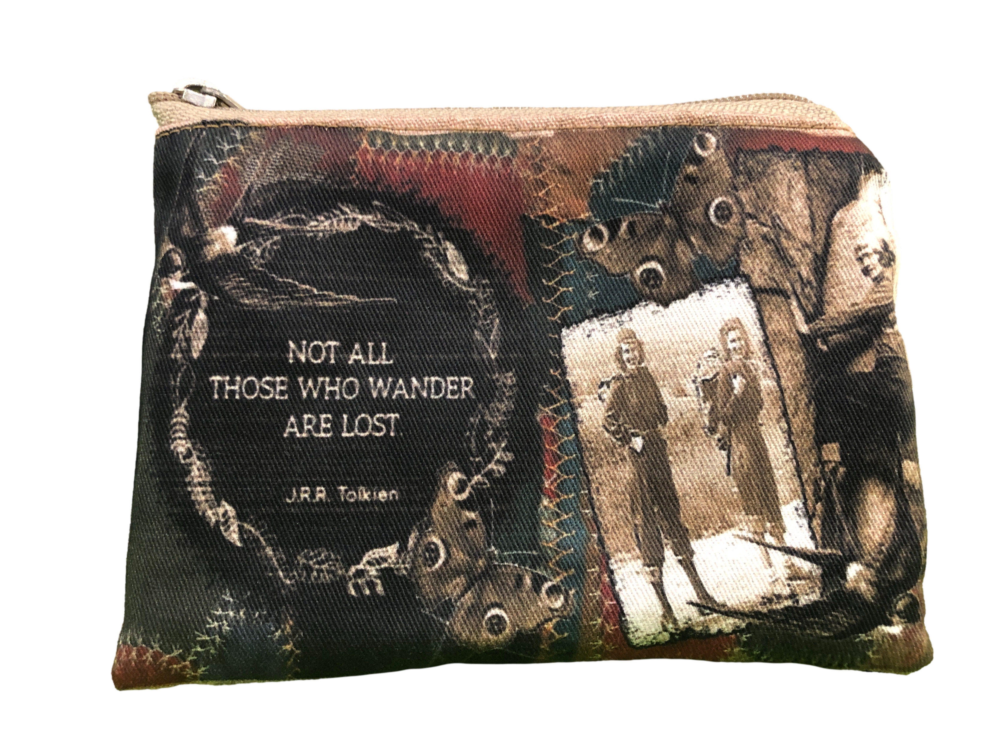 Old Bagzz OBCPNA Not All Who Wander Are Lost Coin Purse