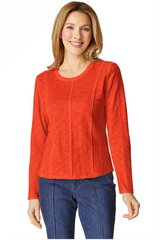 Habitat 27544SI SIENNA Princess Seam Long Sleeve Tee