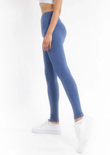 Elietian ET2001SB STEEL BLUE Full Length Regular Fit One Size Leggings