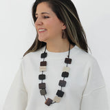 Sylca DW25N02BN Brown Driftwood Essence Necklace