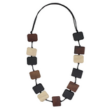 Sylca DW25N02BN Brown Driftwood Essence Necklace