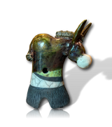 Alan Potter DNKY Donkey Hand Made Raku Pottery Sculpture