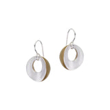 Marjorie Baer E0239DW Small Back to Back Cutout Discs Wire Earring