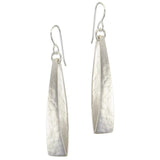 Marjorie Baer E0648FW Large Back to Back Long Triangles Wire Earrings