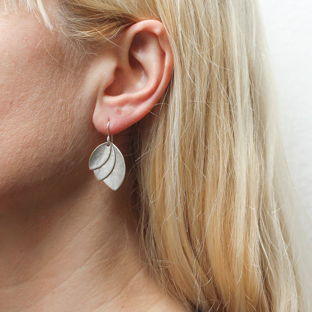 Marjorie Baer E0651FW Fanned Leaves Wire Earrings