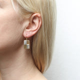 Marjorie Baer E0718DW Checkerboard Wire Earrings