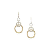 Marjorie Baer E1383DW Mini Tiered Rings Wire Earrings
