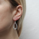 Marjorie Baer E1500FW Back to Back Open Teardrop Wire Earring