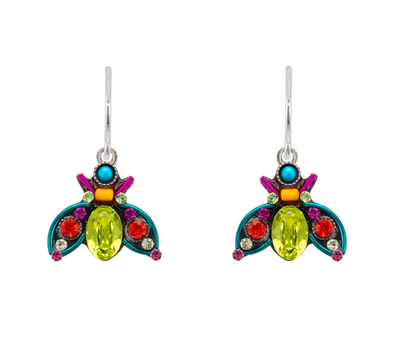 Firefly E336-MC Multicolor Bee Earrings