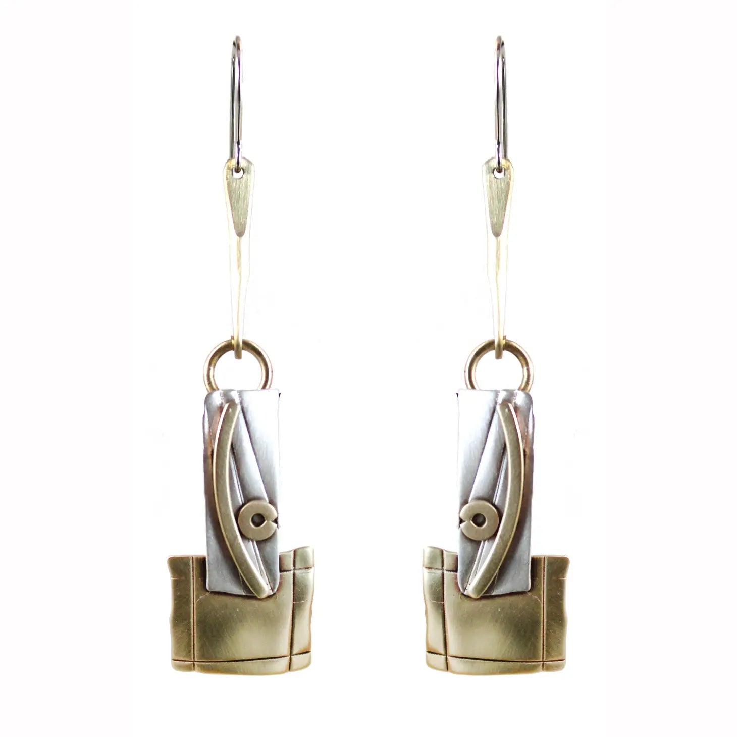 Whitney Designs E3860 Splash of Delight Earrings Sterling Silver Brass