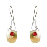 Whitney Designs E3963 Ivy In a Hearts Window with Carnelian Earrings
