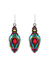 Firefly E527-MC Multicolor Amphora Shaped Earrings