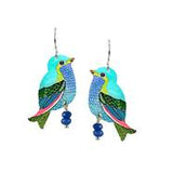 Artista EA35 BLUE BIRD Earrings With Beads