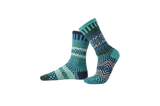 Solmate Socks EVERGREEN Upcycled Cotton Poly Blend Crew Socks