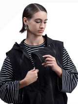 HAAKŌ H2003BK BLACK Convertible Zip Vest
