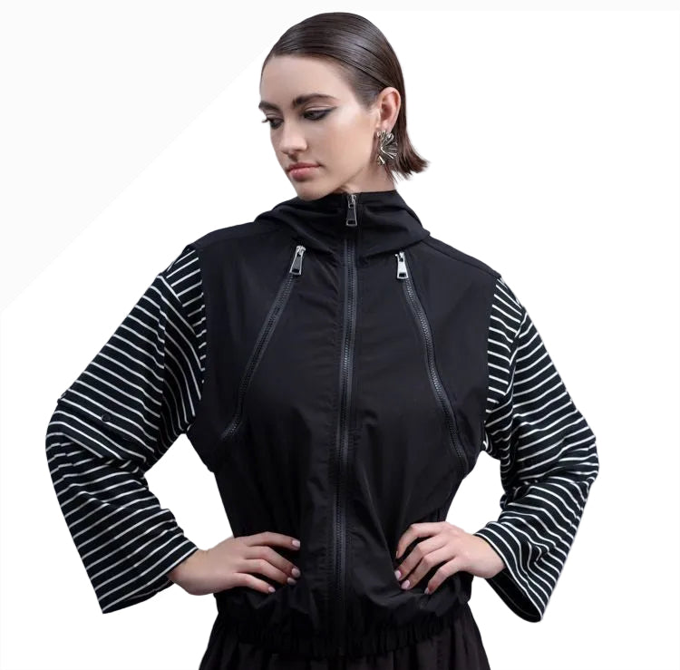 HAAKŌ H2003BK BLACK Convertible Zip Vest