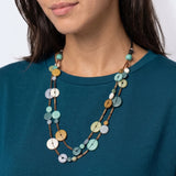 Sylca BP25N29 TEAL Cerelia Splendor Necklace