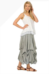Apparel Love 131SD SAND 100% Cotton Bubble Skirt