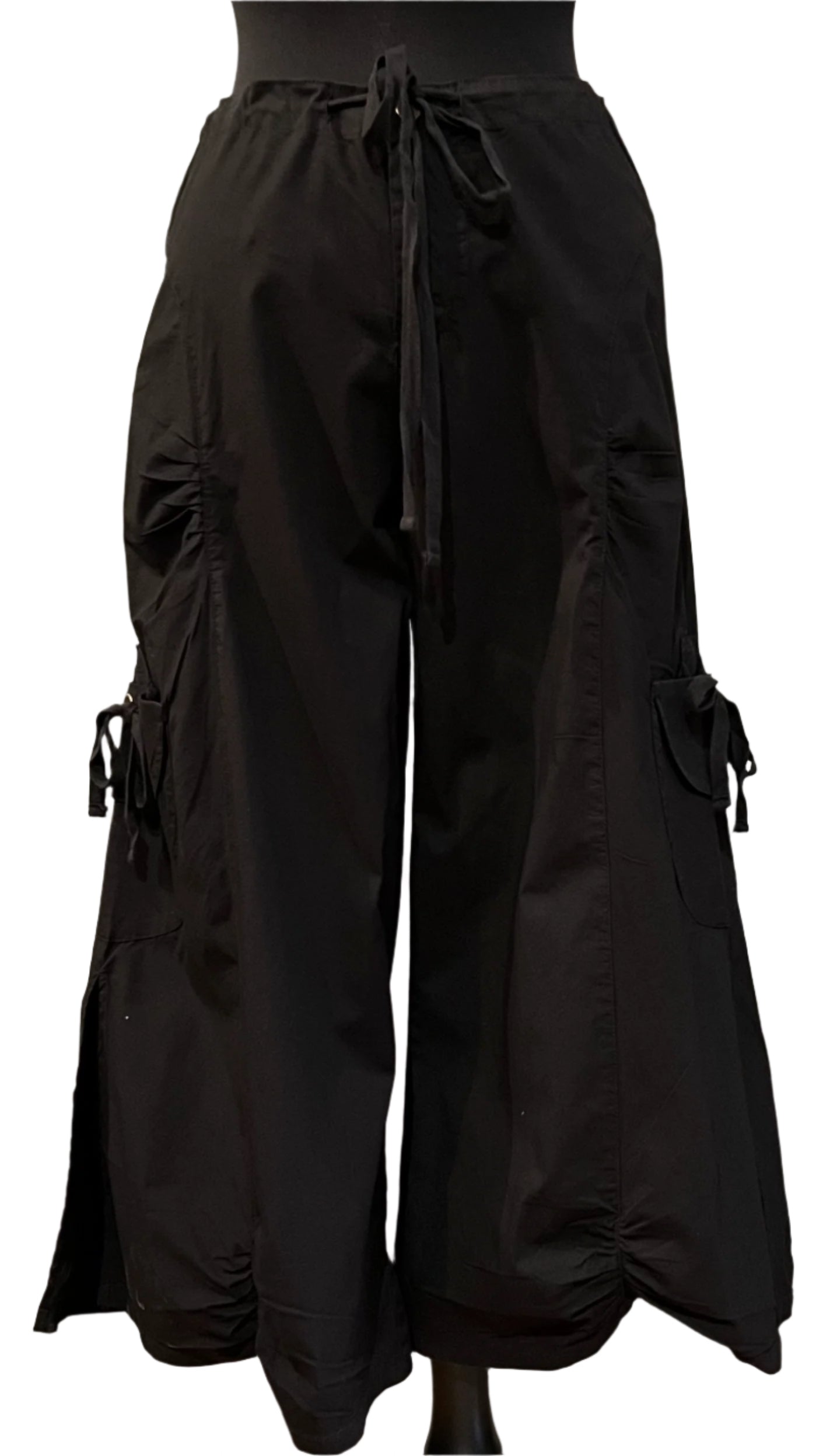 XCVI 2350BK Black Gaucho Pant