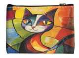 22Tote 50520NF NATASHA FATALE Multicolor Cat Coin Purse