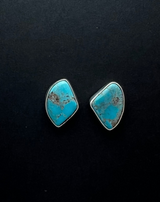 Randall Pipkorn R4 Bisbee Turquoise Triangular Post Earrings