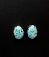 Randall Pipkorn R6 Bisbee Turquoise Oval Post Earrings