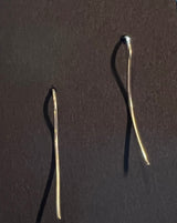 Randall Pipkorn R12 Extended Ear Wire Sterling Silver Hoop Earrings