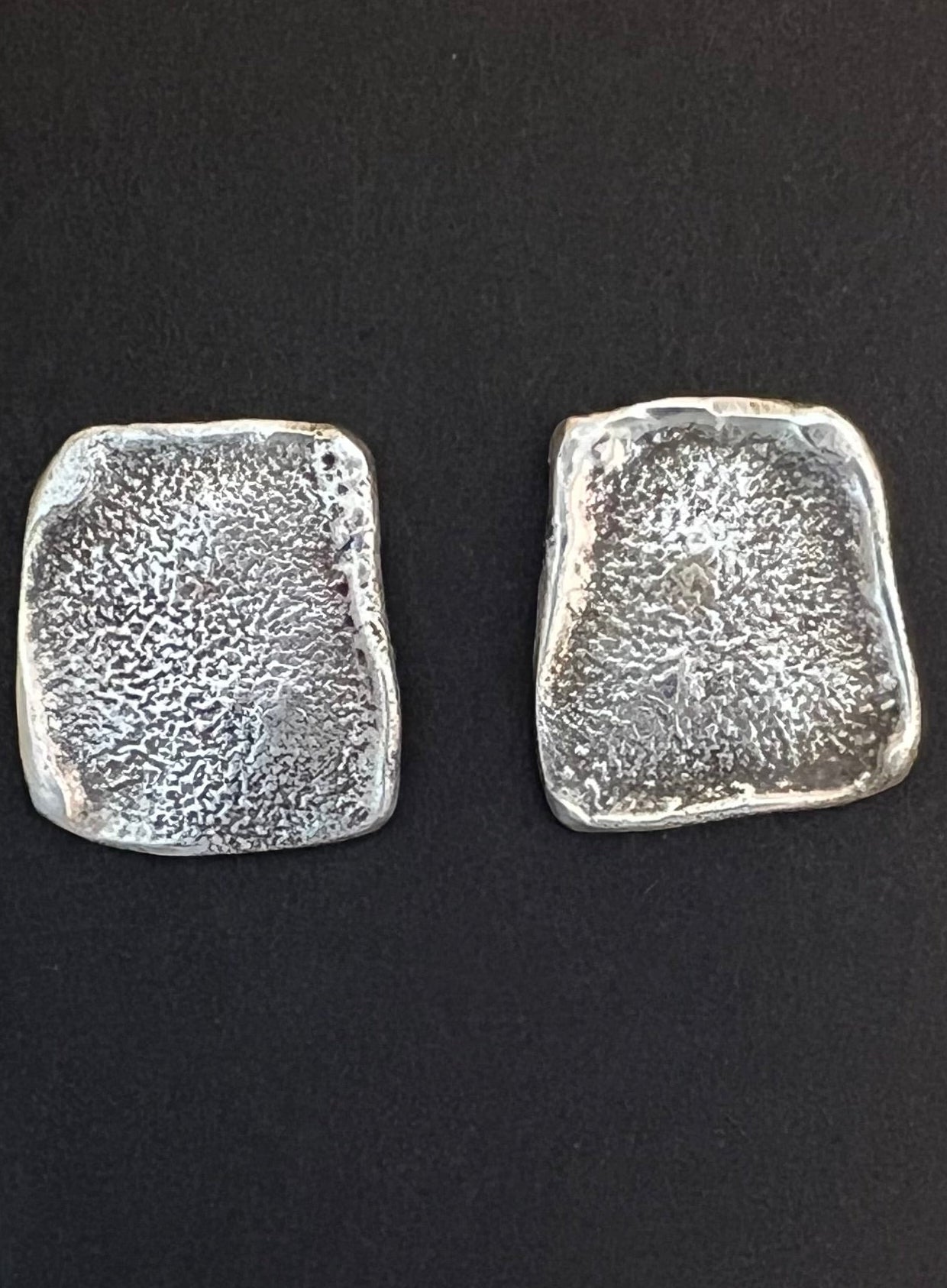 Randall Pipkorn R25 "Heat Series" 3/4" Sterling Silver POST Earrings