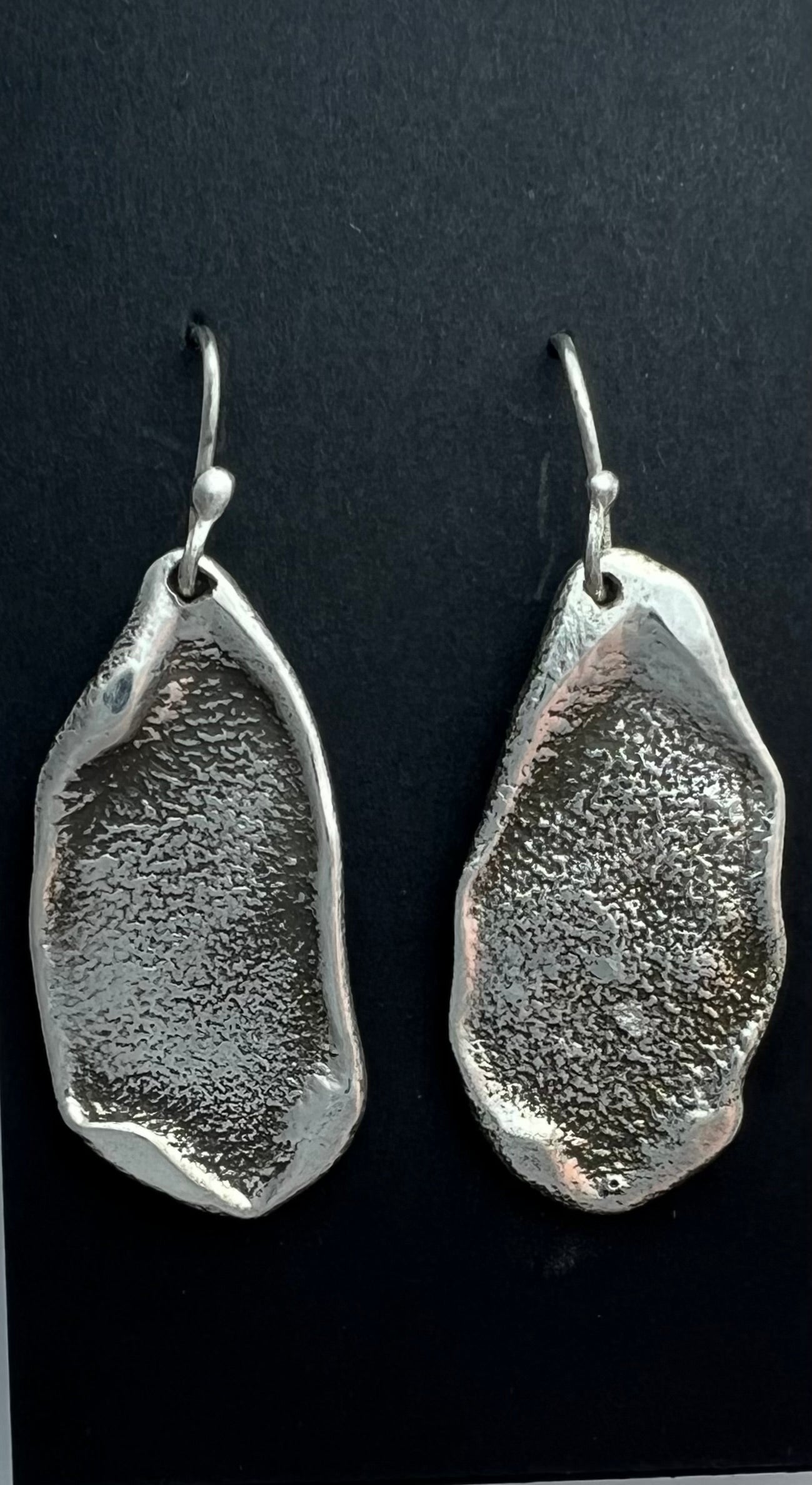 Randall Pipkorn R-49 "Heat Series" 2” Sterling Silver Earrings