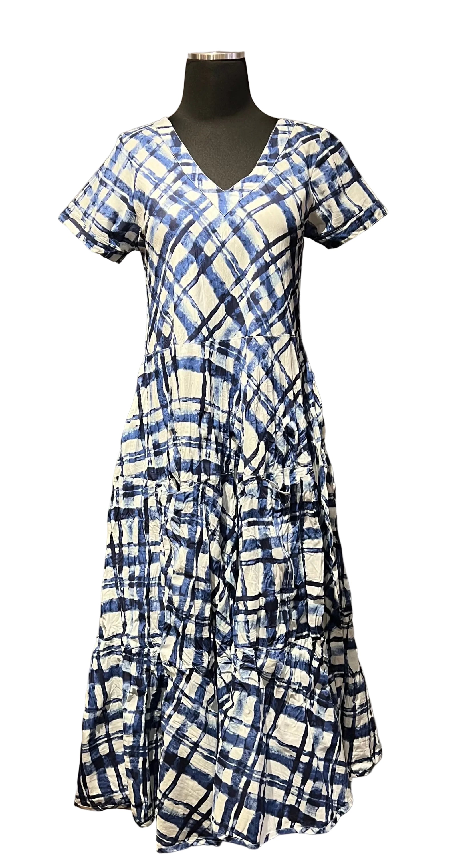 Dress Addict JAZY609 100% Organic Cotton V-Neck Dress