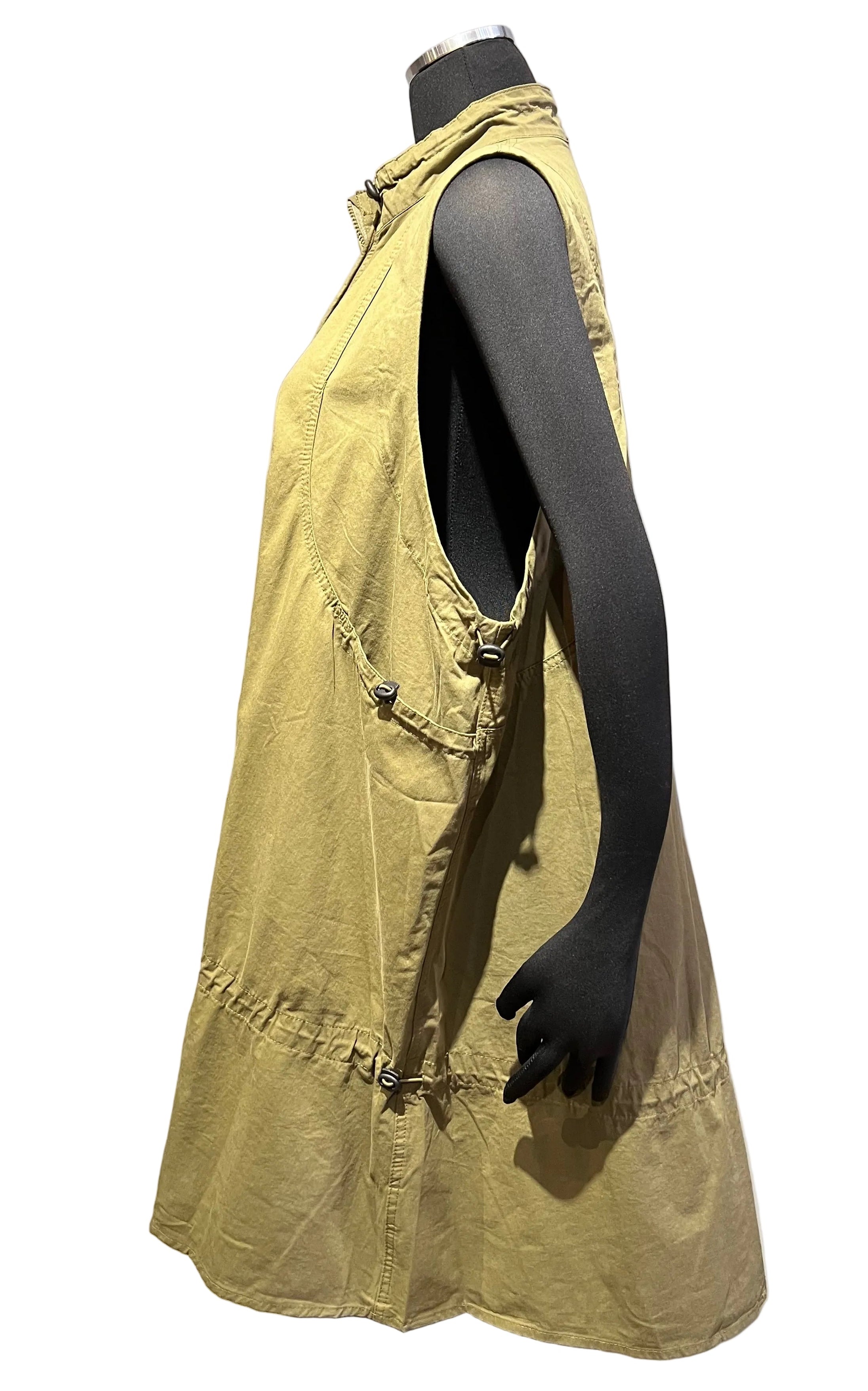 Shannon Passero 5948OV OLIVE Merritt One Size Zip Front Standup Collar Vest