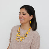 Sylca TG22N02Y Yellow Multi Strand Millie Necklace