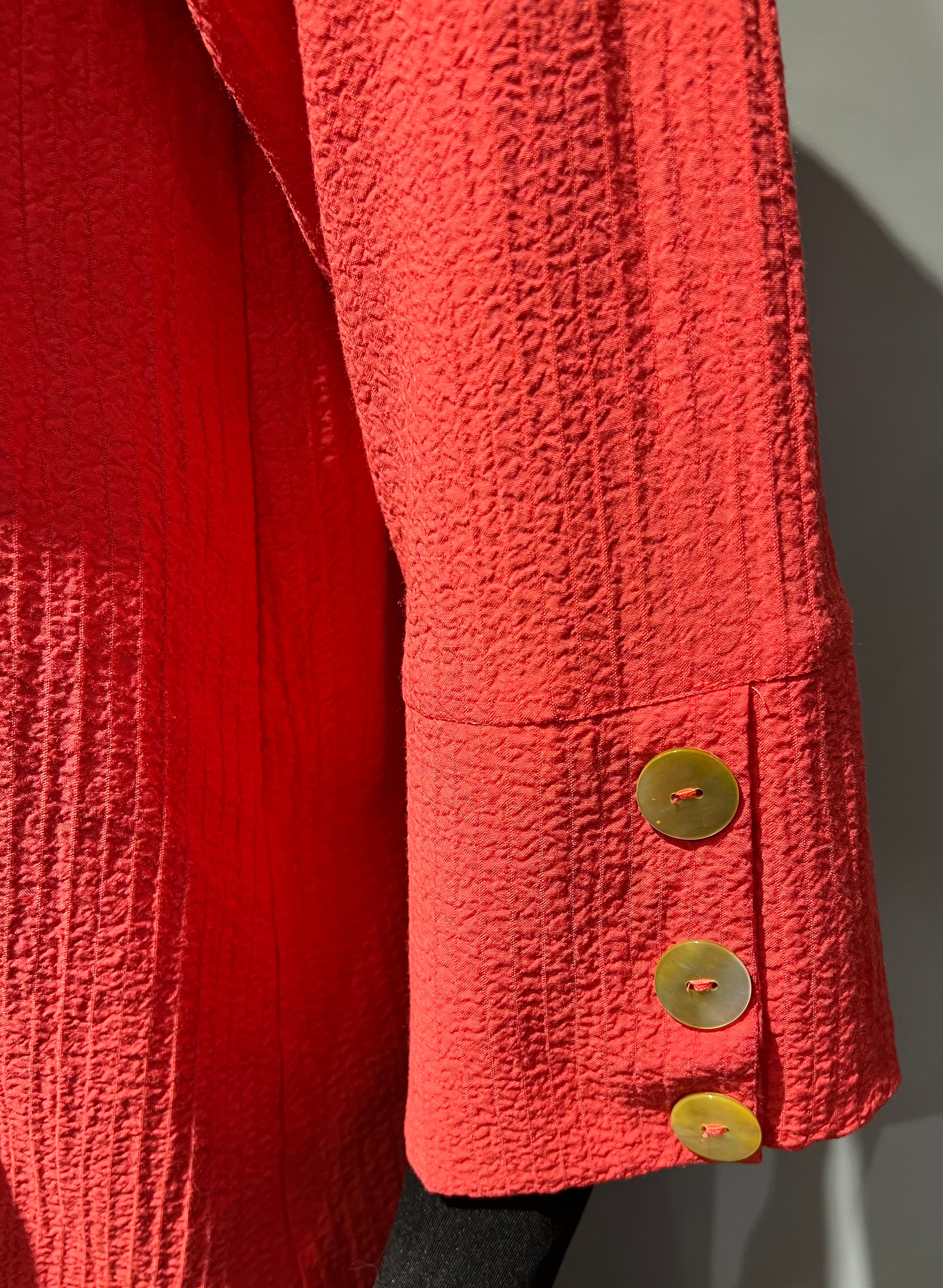 Toofan C52-WM WATERMELON Double Layer 3 Button Tunic