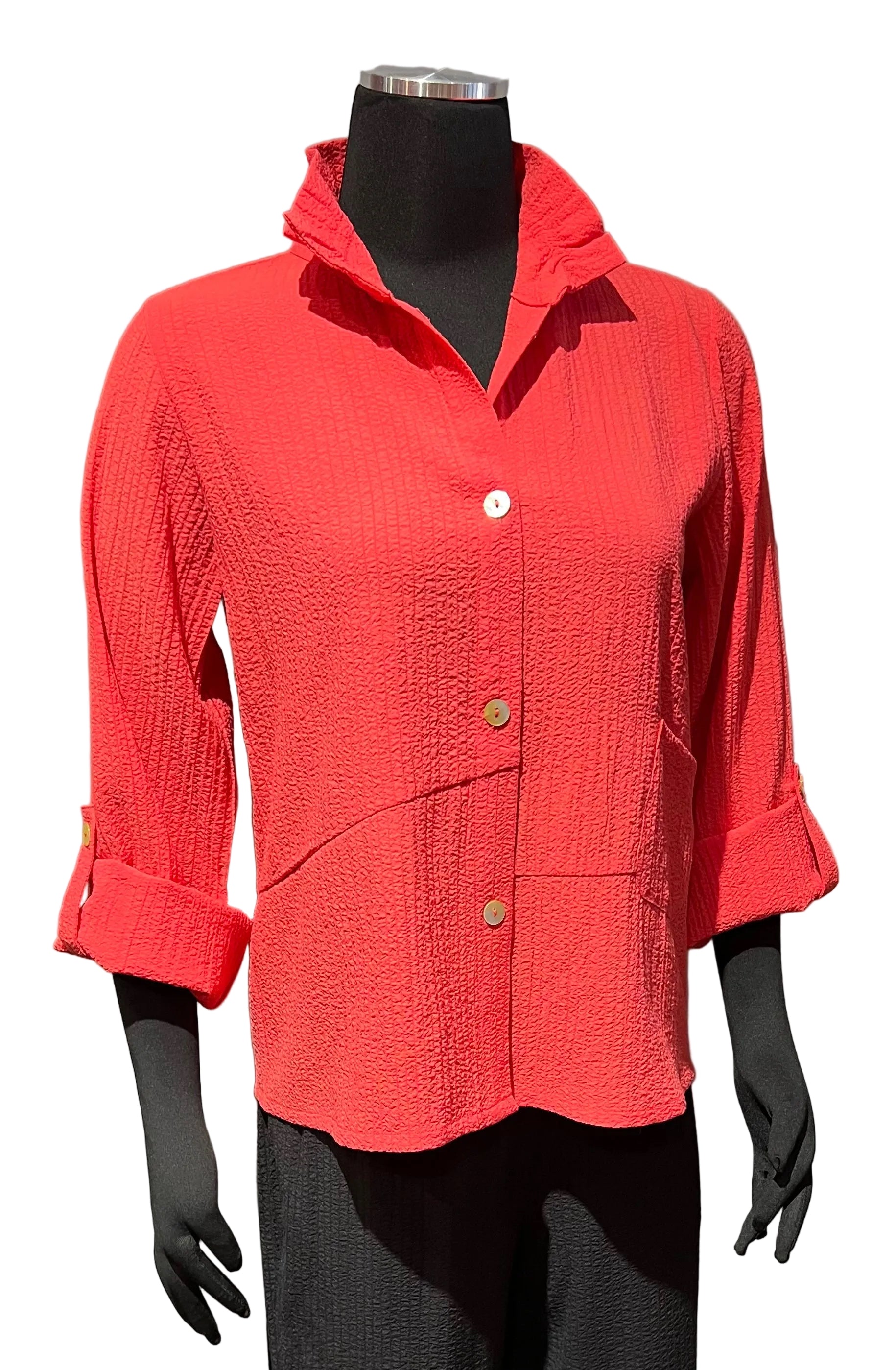 Toofan C109-WM WATERMELON Wire Collar Shirt Jacket