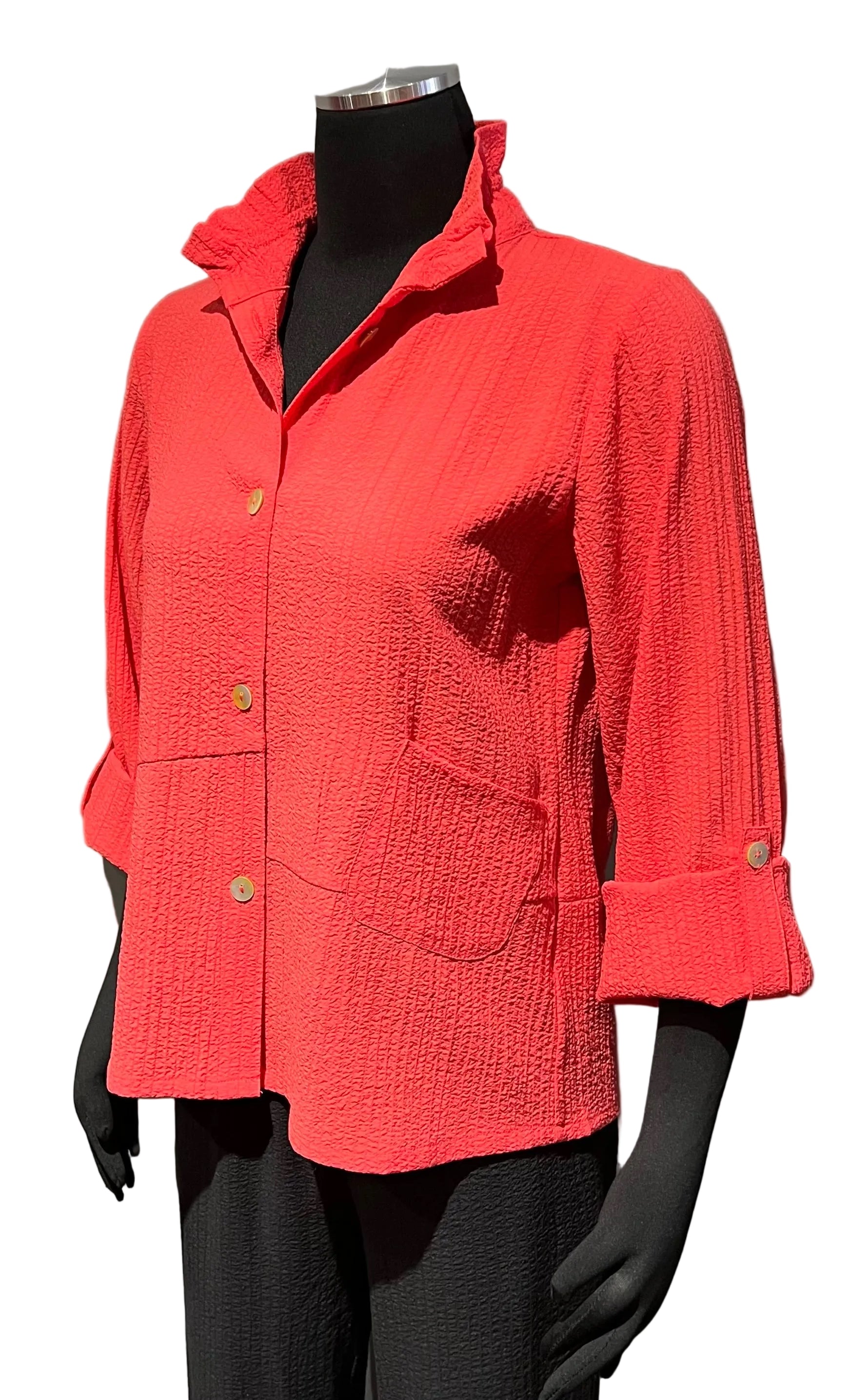 Toofan C109-WM WATERMELON Wire Collar Shirt Jacket