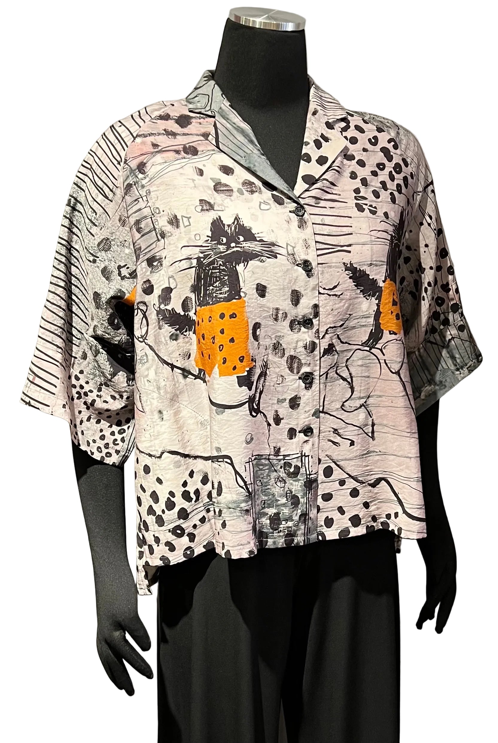 3 Potato J2406C3 CAT 3 Fun Button Front Camp Shirt