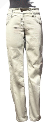 Tempo Paris 1708KOV OLIVE Floral Print Reversible Skinny Jeans