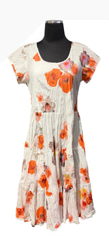 Dress Addict JADE6M 100% Organic Cotton Scoop Neck Dress