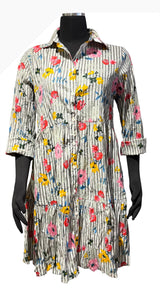Dress Addict JUNE612 100% Organic Cotton Short Shirt Dress