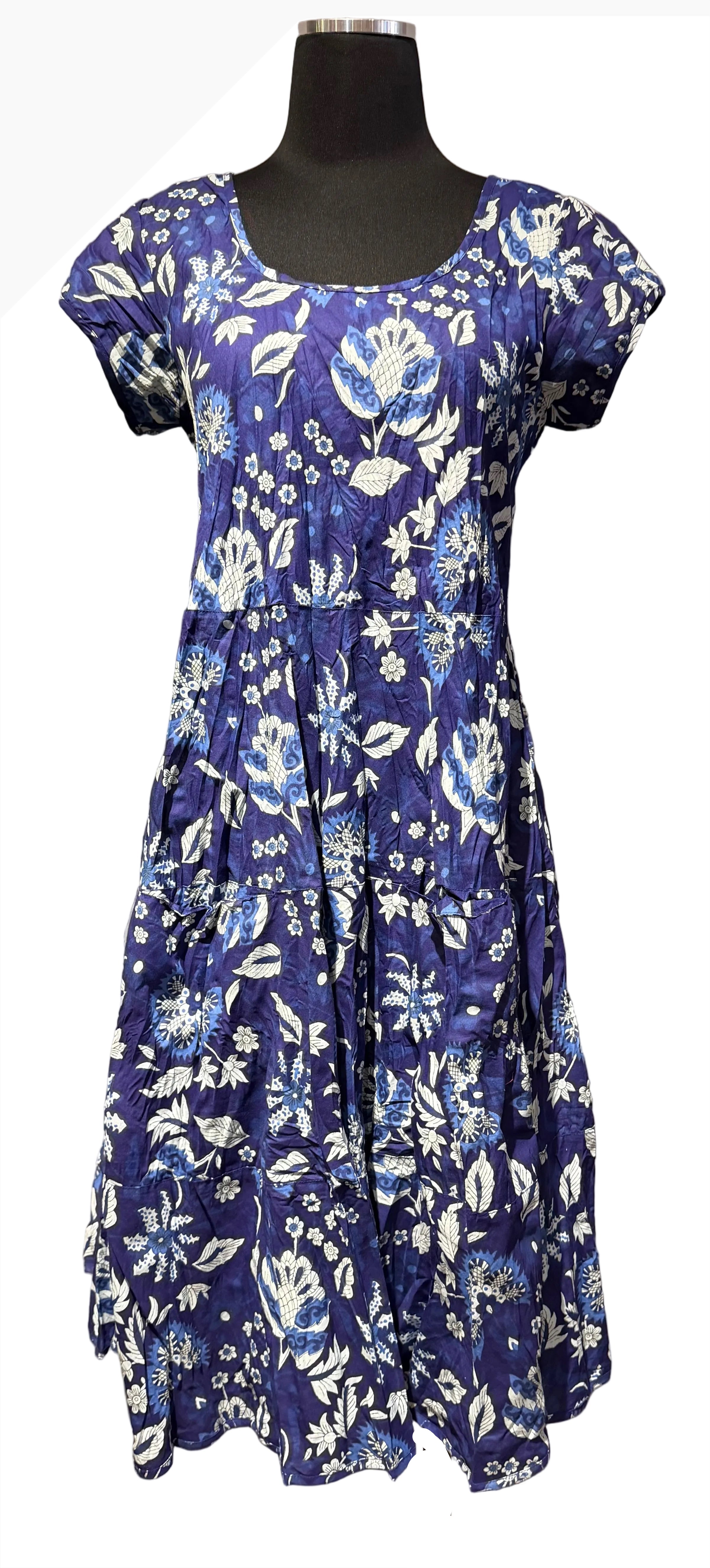 Dress Addict JADE601 100% Organic Cotton Scoop Neck Dress