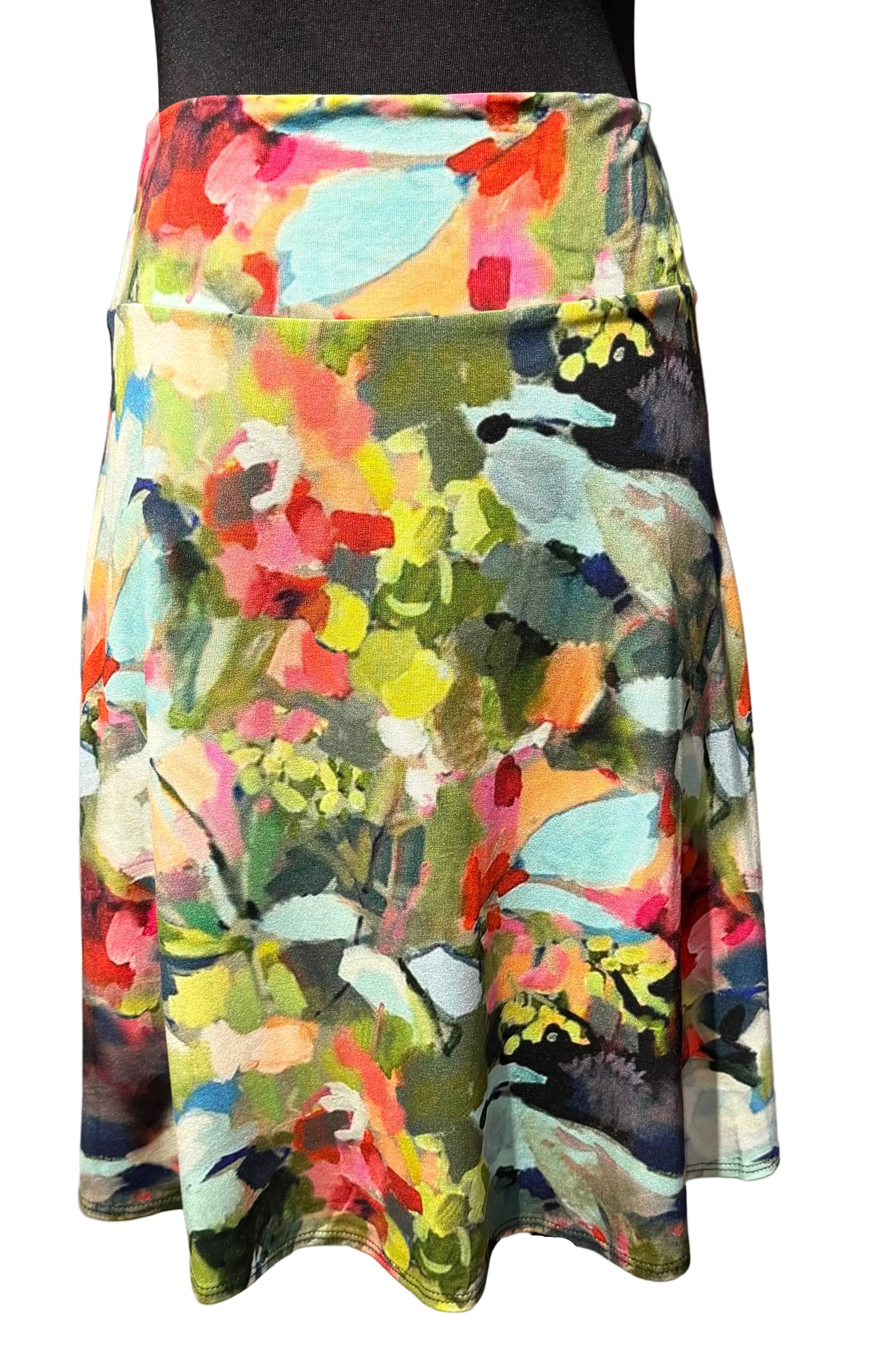 Salaam KSI22-1994 MONET'S GARDEN Flippy Skirt