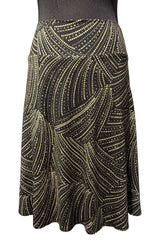 Salaam KSI22-2002 BEADED SWIRL Flippy Skirt